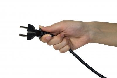 plugging in
