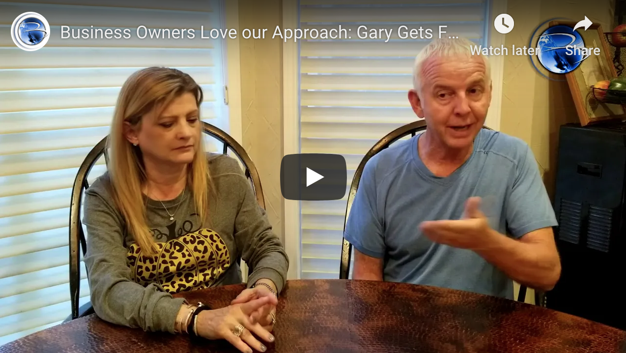 Gary and Debra sharing their testimony
