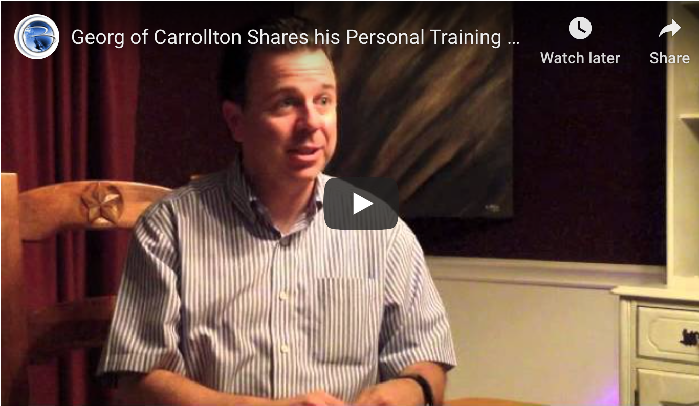 Georg sharing personal training testimony