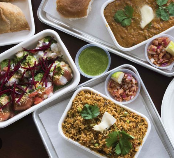 Assortment of healthy food dishes