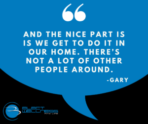 Lucas Personal Training Client Review And the nice part is is we get to do it in our home there’s not a lot of other people around.