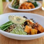 Quinoa sweet potato bowl